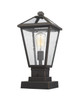 Talbot One Light Outdoor Pier Mounted Fixture (579PHMS-SQPM-ORB)
