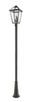 Z-Lite - 579PHXLR-519P-ORB - Three Light Outdoor Post Mounted Fixture - Talbot - Oil Rubbed Bronze