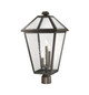 Z-Lite - 579PHXLR-ORB - Three Light Outdoor Post Mount Fixture - Talbot - Oil Rubbed Bronze