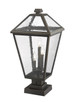 Talbot Three Light Outdoor Pier Mounted Fixture (579PHXLS-SQPM-ORB)
