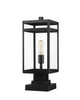 Z-Lite - 596PHMS-SQPM-BK - One Light Outdoor Pier Mounted Fixture - Nuri - Black