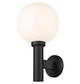 Laurent One Light Outdoor Wall Light (597B-BK)