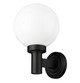 Laurent One Light Outdoor Wall Light (597M-BK)