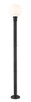Z-Lite - 597PHB-567P-BK - One Light Outdoor Post Mounted Fixture - Laurent - Black