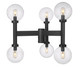 Z-Lite - 599MP6-BK - Six Light Outdoor Post Mount Fixture - Laurent - Black