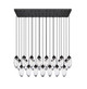 Z-Lite - 651P-23L-MB - 23 Light Linear Chandelier - Arden - Matte Black