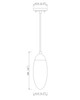 Arden One Light Pendant (651P-BN)