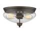 Z-Lite - 722F2-OB - Two Light Flush Mount - Amon - Olde Bronze