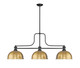Melange Three Light Billiard (725-3MB-D12HBR)