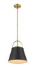 Z-Studio One Light Pendant (726P-MB+HBR)