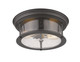 Sonna Two Light Flush Mount (727F13-BRZ)