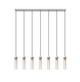Z-Lite - 740P-7L-BN - Seven Light Linear Chandelier - Beau - Brushed Nickel