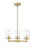 Z-Lite - 742-3LG - Three Light Chandelier - Thayer - Luxe Gold