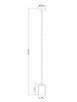 Thayer One Light Pendant (742MP-BN)