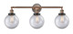 Innovations - 205BP-ACBK-G202-8 - Three Light Bath Vanity - Franklin Restoration - Antique Copper