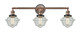 Innovations - 205BP-ACBK-G534 - Three Light Bath Vanity - Franklin Restoration - Antique Copper