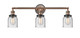 Innovations - 205BP-ACBK-G54 - Three Light Bath Vanity - Franklin Restoration - Antique Copper