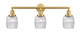 Innovations - 205-SG-G302 - Three Light Bath Vanity - Franklin Restoration - Satin Gold
