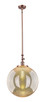 Innovations - 206-AC-G208-18 - One Light Mini Pendant - Franklin Restoration - Antique Copper