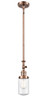 Innovations - 206-AC-G314 - One Light Mini Pendant - Franklin Restoration - Antique Copper