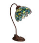 Meyda Tiffany - 247786 - One Light Desk Lamp - Nightfall Wisteria - Mahogany Bronze
