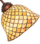 Tiffany Fishscale One Light Table Lamp (247821)