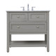 Elegant Lighting - VF27036GR - Single Bathroom Vanity Set - Metropolis - Grey