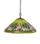 Meyda Tiffany - 248353 - One Light Pendant - Tiffany Daffodil - Mahogany Bronze