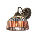 Meyda Tiffany - 250016 - One Light Wall Sconce - Tiffany Candice - Mahogany Bronze Mahogany Bronze