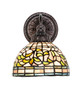 Tiffany Turning Leaf One Light Wall Sconce (250245)