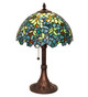 Meyda Tiffany - 251088 - 17Table Lamp - Nightfall Wisteria - Mahogany Bronze