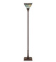 Tiffany Jeweled Peacock One Light Torchiere (251412)