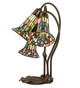 Stained Glass Pond Lily Three Light Table Lamp (251692)