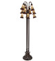 Meyda Tiffany - 251698 - 12 Light Floor Lamp - Stained Glass Pond Lily - Mahogany Bronze