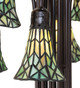 Stained Glass Pond Lily 12 Light Floor Lamp (251701)
