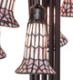 Stained Glass Pond Lily 12 Light Floor Lamp (251702)