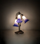 Blue/White Pond Lily Three Light Table Lamp (251859) Blue/White Pond Lily Three Light Table Lamp (251859)