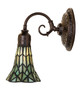 Stained Glass Pond Lily One Light Wall Sconce (251869)