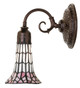 Stained Glass Pond Lily One Light Wall Sconce (251871)