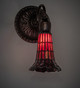 Stained Glass Pond Lily One Light Wall Sconce (251872)