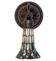 Stained Glass Pond Lily One Light Wall Sconce (251873)