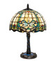 Meyda Tiffany - 251918 - One Light Table Lamp - Dragonfly - Blue Mosaic Tiles/Mahogany Bronze