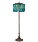 Meyda Tiffany - 252160 - Three Light Floor Base - Tiffany Wisteria - Mahogany Bronze