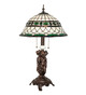 Tiffany Roman Two Light Table Lamp (253641)