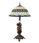 Tiffany Roman Two Light Table Lamp (253641)