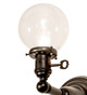 Revival Globe One Light Wall Sconce (253879)