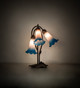 Pink/Blue Three Light Table Lamp (254157)