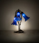 Blue Three Light Table Lamp (254291)