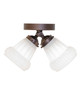 Meyda Tiffany - 254394 - Two Light Flushmount - Puffy - Mahogany Bronze