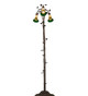 Stained Glass Pond Lily Three Light Floor Lamp (255134)
